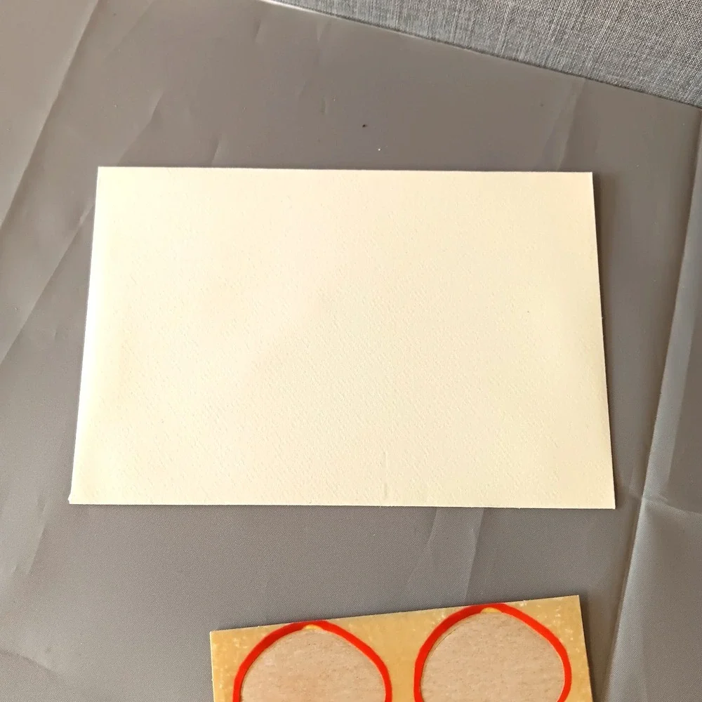 Vintage Mushroom‎ Stationery Ephemera Hallmark 70s Bird Floral Card Seal